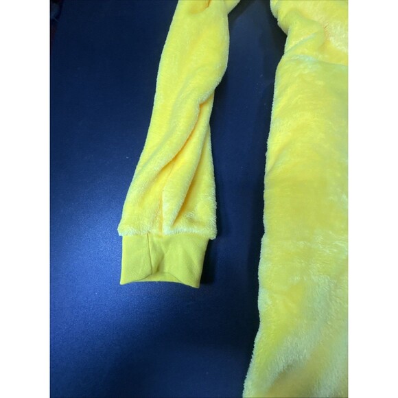 Unisex Pikachu Adult Deluxe Costume/Pajamas Medium Yellow - Picture 4 of 9